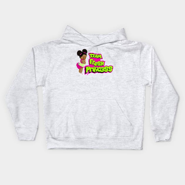 team fresh princess Kids Hoodie by GreyMoonStudio